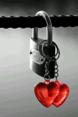 Our hearts  locked together?    