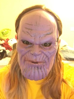 daxthorn: snapscube:  daxthorn:  snapscube:  daxthorn: hey i just got this horrifying mask at walmart today. i couldn’t help myself. im sorry. The impulse was too strong. did u buy it with money  i did, in fact, purchase it with money   