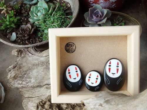 sosuperawesome: Studio Ghibli Stone PaintingsCreateen Art Studio on EtsySee our #Etsy or #Studio Ghi