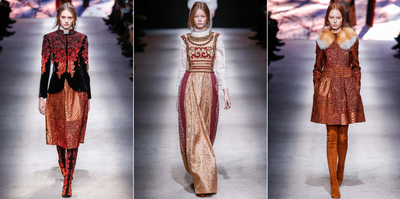 runwayandbeauty:  Alberta Ferretti Fall 2015, Milan Fashion Week.