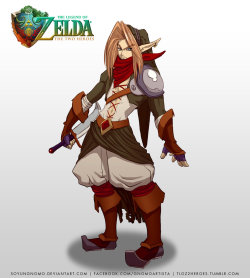 TLOZ The Two Heroes Gerudo Thief Link Concept