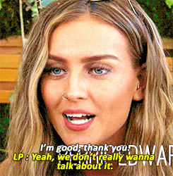 perrieamelia:Perrie confirming the break-up rumours 