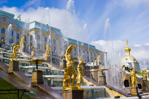 Екатерининский Дворец (Catherine Palace), Saint Petersburg, project by Francesco Bartolomeo Rastrell