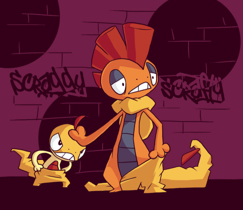cobracookiez:  Another old drawing of mine starring two badass pokes.  