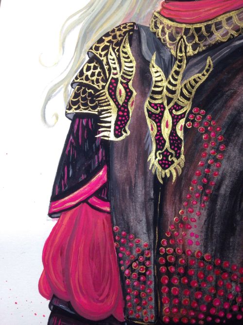 RHAEGAR TARGARYEN“On his breastplate was the three-headed dragon of his House, wrought all in 