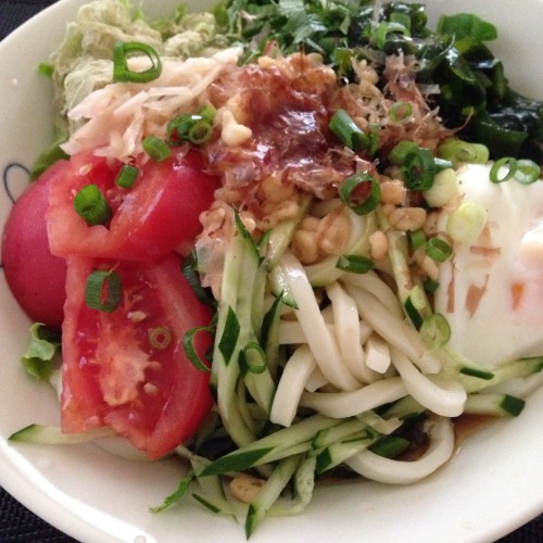 tablejp:冷やしうどん。Chilled Udon Noodles with Sauce