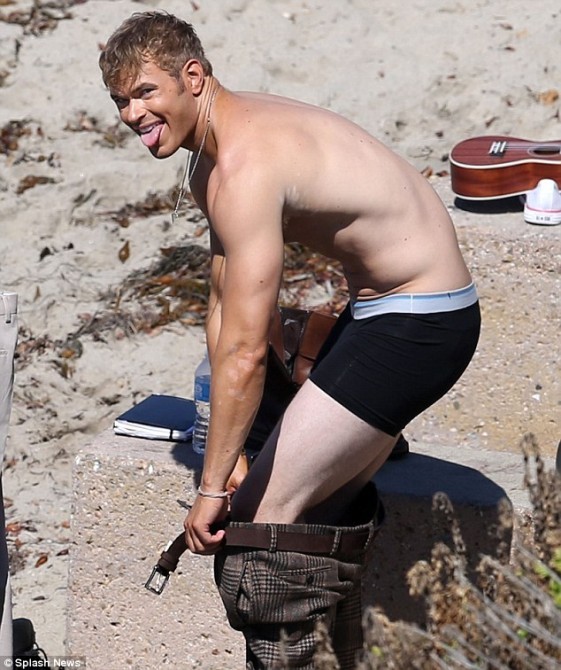 Kellan Lutz Leaves Absolutely Nothing To The Imagination In Tight-Fitting Shorts