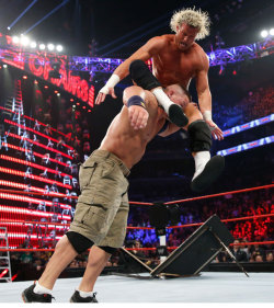 fishbulbsuplex:  Dolph Ziggler vs. John Cena