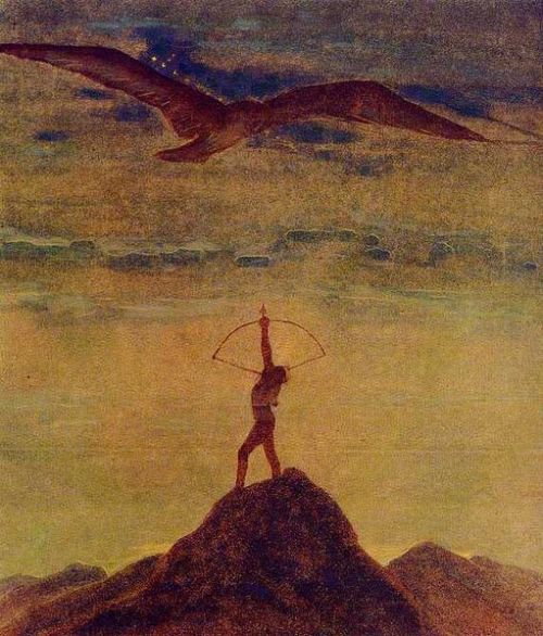 electio-artis:Mikalojus Konstantinas Čiurlionis I Sagittarius (1907) 