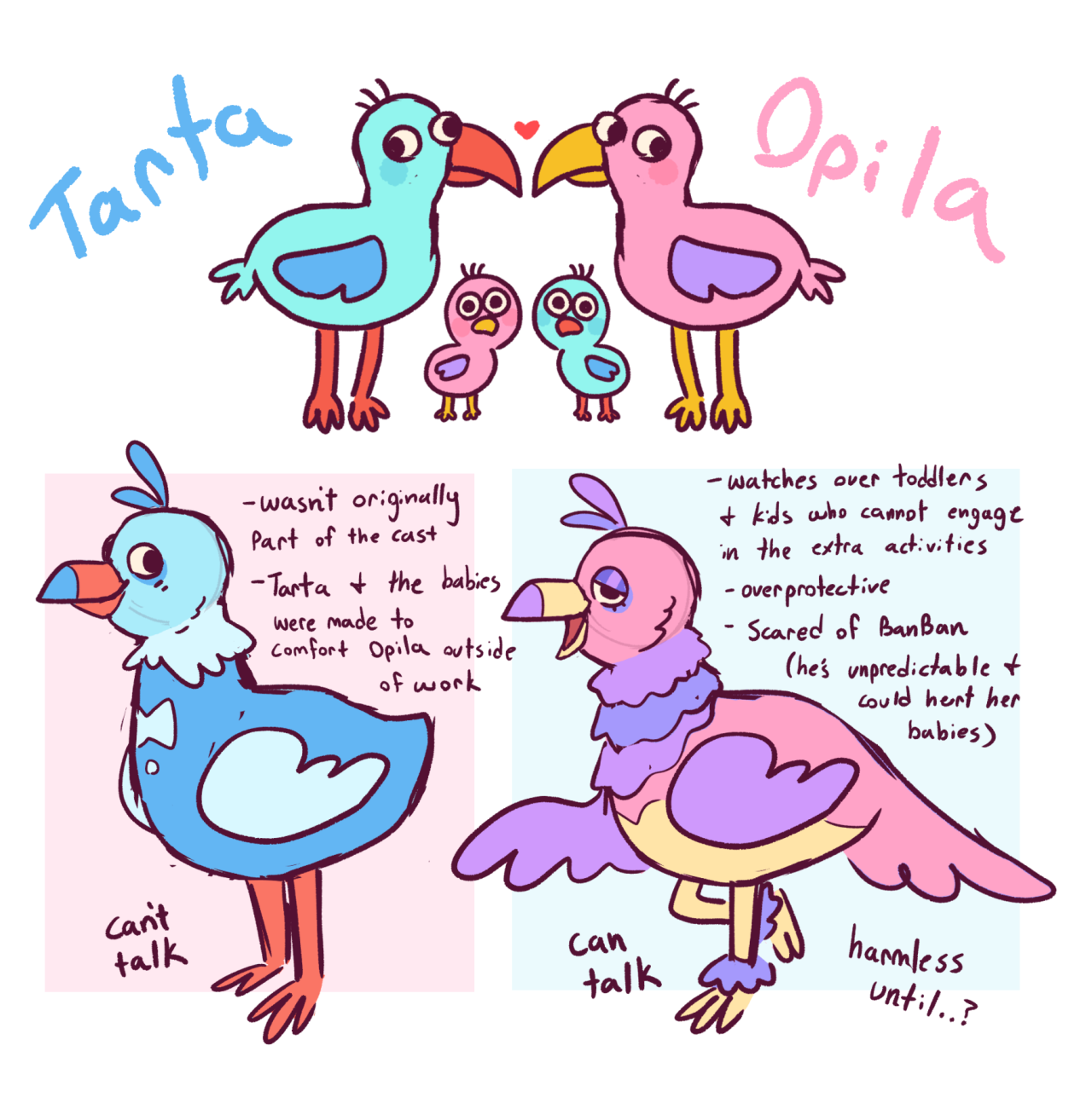Opila & Tarta Chicks, Garten of Banban Wiki