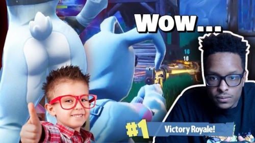 So I fortnite+kids= a crazy journey Now I don’t mind the kids voice just umm you will have to see in