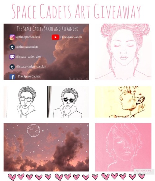  ♡  Win a drawing of yourself made by us!!!  ♡ Easy Steps to Enter:1 . Follow us on instagram @the.s