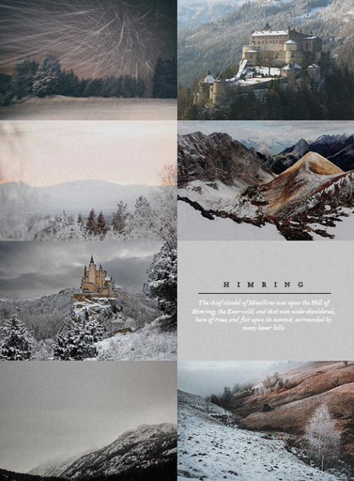 melianinarda: The Silmarillion aesthetic | The Realms of Beleriand Hithlum, Nevrast, Himring, Doriat