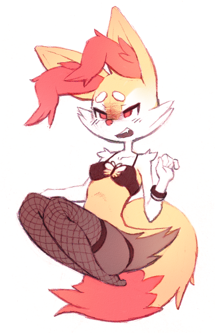 annue-art:  Ever since pokken tournament i’ve found myself liking braixen more and more.I dont even play the game   <3