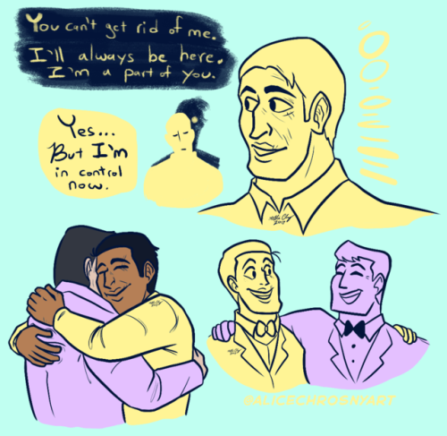 alicechrosnyart: Two Face Tuesday Didn’t want to wait for the 22nd, so have these Harvey drawings now 