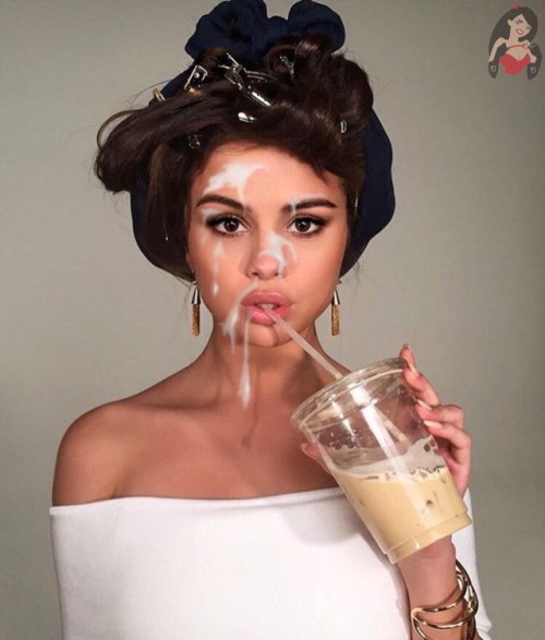 erinhagancelebfakes:  Selena Gomez - Fuck, Suck and Facial