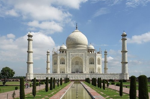 The Taj Mahal from the north, south, east and west.