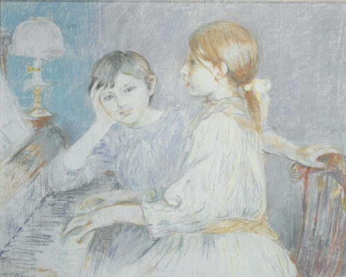 Le Piano = The PianoBerthe Morisot (French; 1841–1895)ca. 1888PastelPrivate Collection, All Rights R