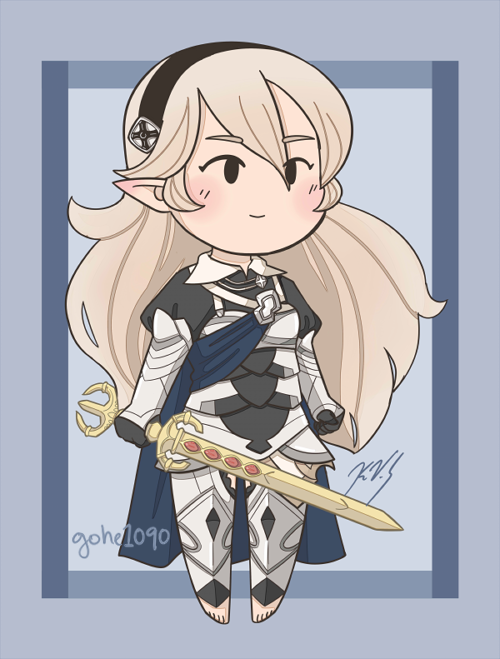 gohe1090:  Felt like drawing girl Corrin too because I love her design too much~ （*’∀’人）♥You