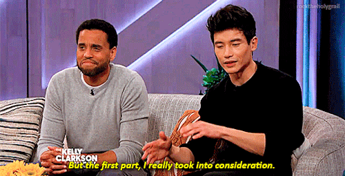 rocktheholygrail:Manny Jacinto on how The Good Place inspired him to propose to his girlfriend Diann