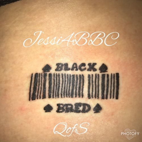 jessi4bbc: Newest tattoo on my other ass cheek.