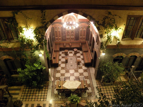 Syrian Courtyard: Damascus, Syria