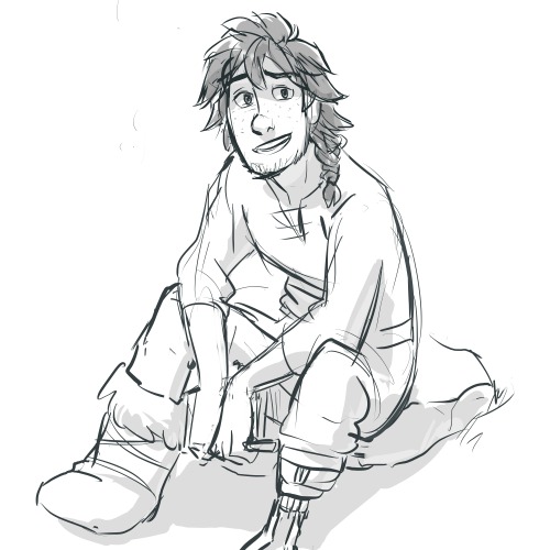 rocketssurgery:  my blog needs more art so here’s an older Hiccup doodle :) might color it if I stil