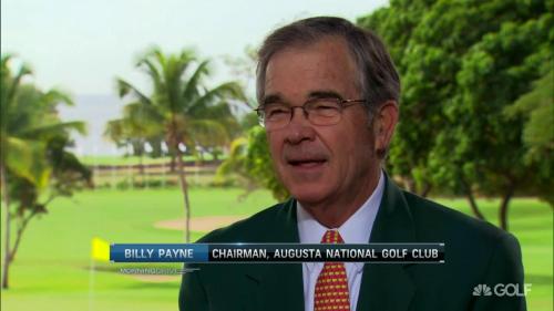 the-jv: The scorching hot daddy Billy Payne, Chairman of The Augusta National Golf Club.  Total