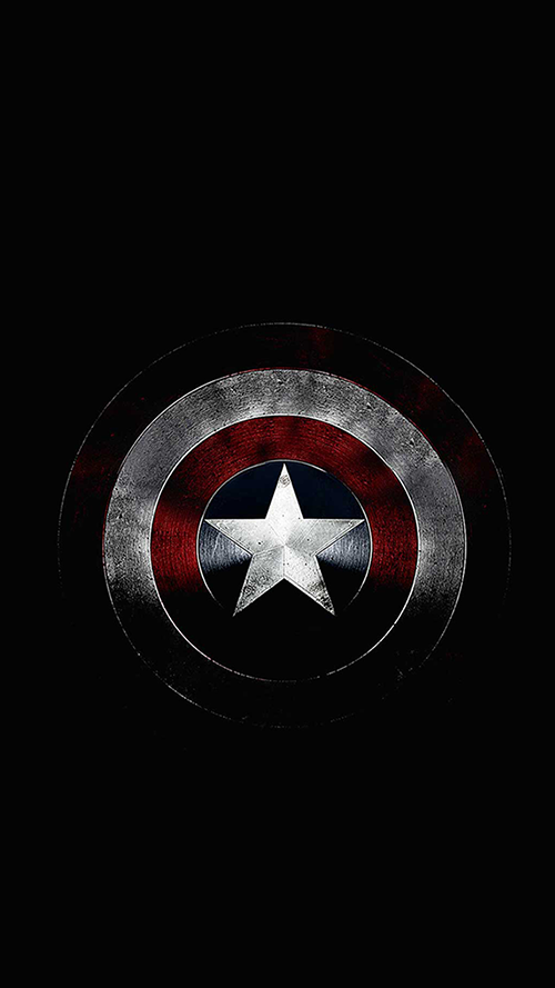 captain america logo iphone wallpaper