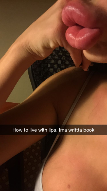 sbmorphical: Have some ridiculously huge lips. As far as I know, these are unmanipulated photos.