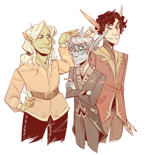 “What the heck have you been drawing lately even?”   M-M-MY DnD BOYS, OKAY??? IT’S