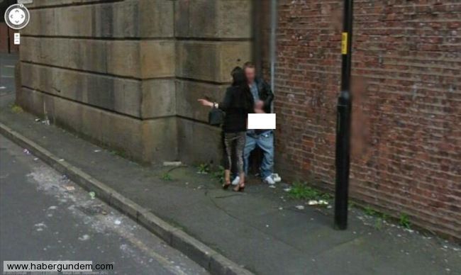 Sex on google street view