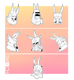 switchitswitch:Happy easter u.u  as I said, bunny ears  and if anyone’s asking, no, nah, I’m not gonna make these into stickers…atleast not now (cusIdon'tknowhow,no,wait,actually,Iknowhow,it’s just, meh)  maybe oneday *echoes* oh and yeah I tried