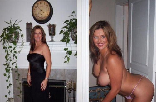 pimpmymom:  Mom wore a sexy black dress for the woman of the year ceremony. She wore