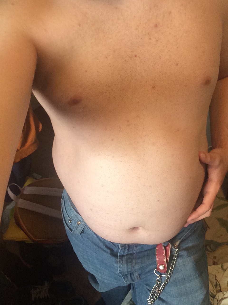 chubbyjules:  I feel really bloated today  Someone deleted op&rsquo;s caption