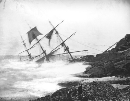 intimesgonebyblog: The Minnehaha wrecks in 1874