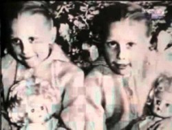 unexplained-events:The Pollock TwinsOn May 5th, 1957, Jacqueline (6)and Joanna (11) — the two daughters of John and Florence Pollock—were taken away from them when they were hit by a car and killed instantly (along with one of their friend).Some