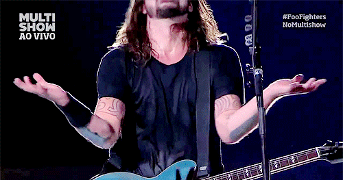 xasiralx: Your reaction after caught a guitar pick from a band member