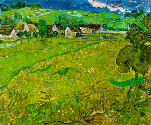 Les Vessenots at Auvers - Vincent van Gogh  1890Post-impressionismThyssen-Bornemisza Museum Madrid S