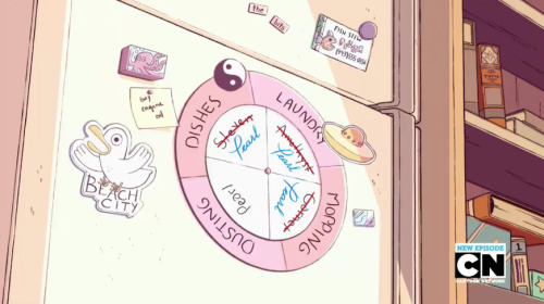 tthumbelina:SHE WROTE HER NAME ON ALL THE CHORES PEARL I LOVE YOU