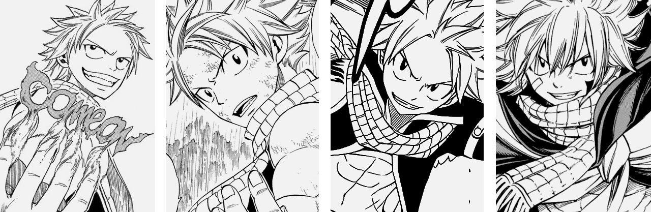 dancewiththesnowwhite:  fairy tail  character evolution 