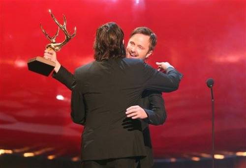 normanreedusitalia: @wwwbigbaldhead &amp;  @aaronpaul_8, Spike TV’s “Guys Choice 201
