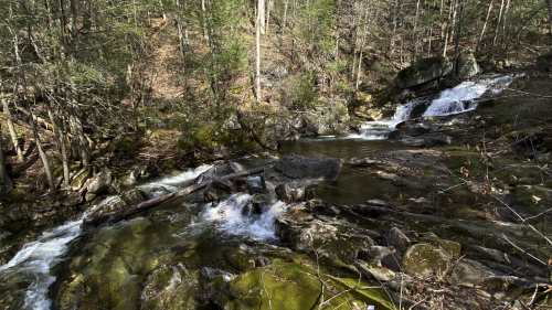 Driving back home from PA yesterday, I made a point to stop again in Kent Falls State Park in CT, th