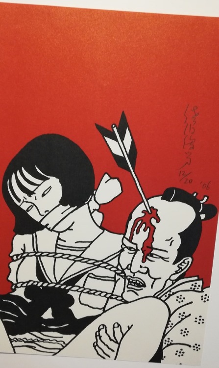 Bye bye enjoy your new home! Toshio Saeki print shipping to new owner today. A few other prints stil