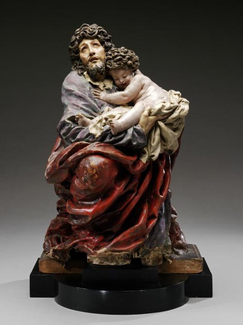 Saint Joseph with the Christ Child, by José Risueño, Victoria and Albert Museum, London.