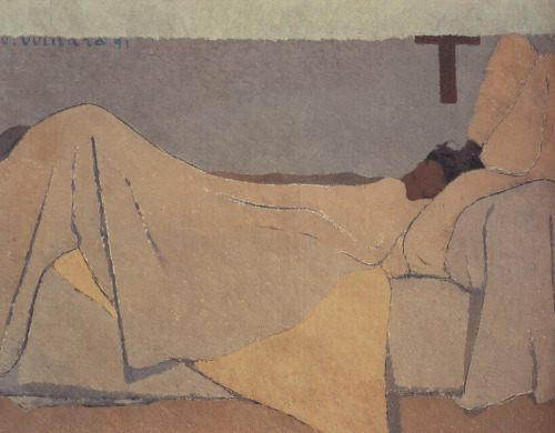 Edouard Vuillard -Au lit - 1891