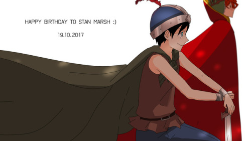 rosiochiiii: HAPPY BIRTHDAY TO TREY PARKER AND STAN MARSH!!! I missed his birthday omggg.beautiful a