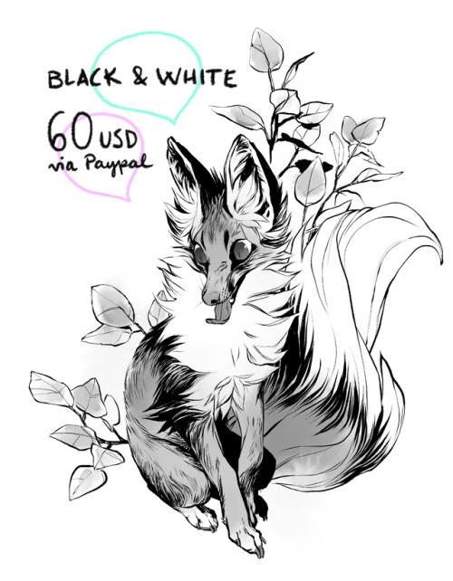 &lt;3 COMMISSIONS OPEN! &lt;3Your pet / fursona / OC / favorite animal / cryptid / mythical 