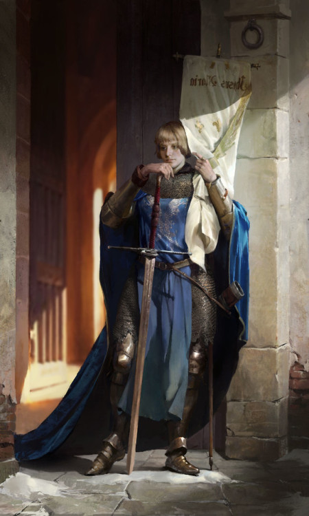 theamazingdigitalart:  Jeanne d'Arc by  Tatyana Latypova