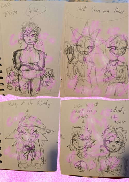 For The Outfit AU, Sun Moon And Eclipse Are Agender With Any Pronouns. Their Mom Will Call Them Hijo/hijito/hija/hijita.